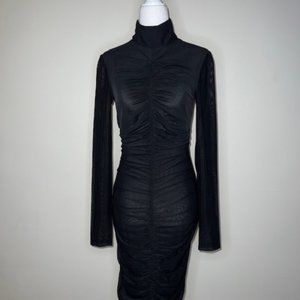 Misha Collection, Black mesh Sabina dress, size SMALL
